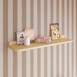 Prateleira Decorativa 90cm Wave Casatema Natural
