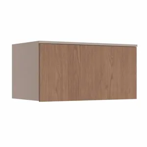 Módulo Aéreo 1 Porta Basculante Requinte+ 100% MDF Duna Line/Macadâmia