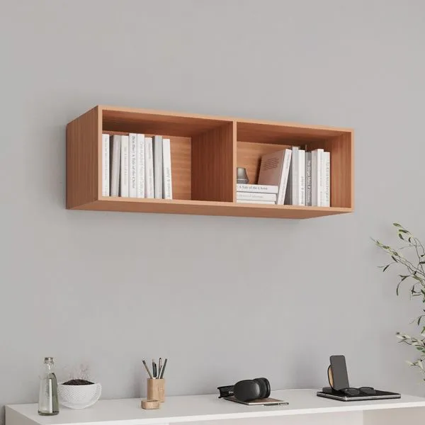 Módulo Nicho Duplo Modulado Hera CabeCasa MadeiraOriginals Louro