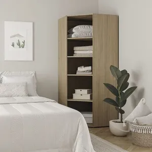 Estante Canto Oblíquo 180cm Módulo Frame CabeCasa MadeiraOriginals Acácia