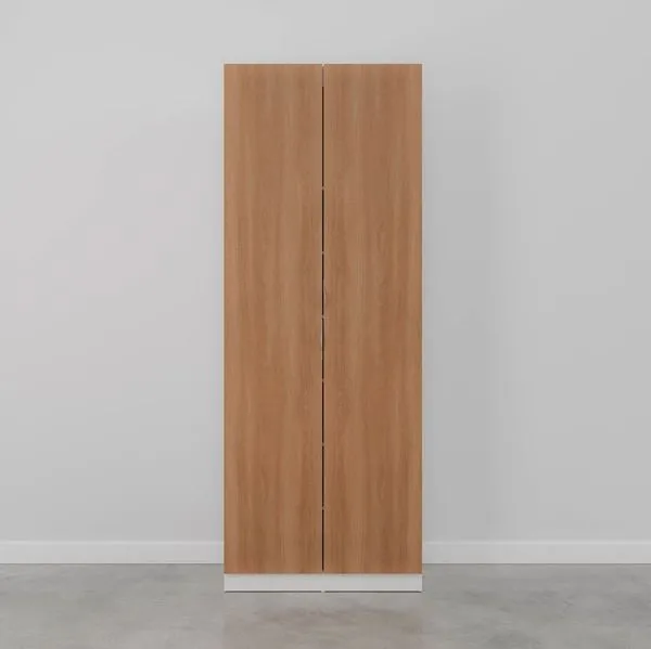 Sapateira Modular 2 Portas Hera CabeCasa MadeiraOriginals Branco Geada/Louro/Cinza