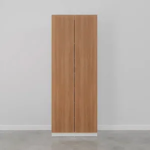 Sapateira Modular 2 Portas Hera CabeCasa MadeiraOriginals Branco Geada/Louro/Cinza