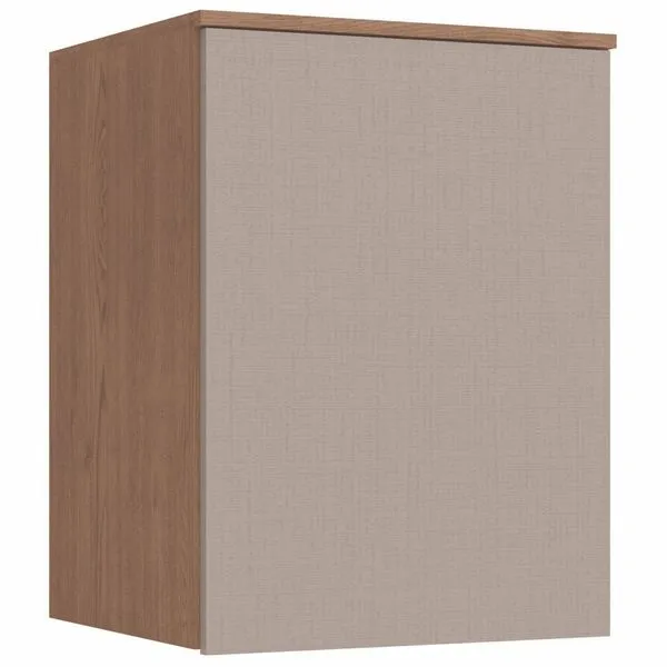 Módulo Aéreo 1 Porta Requinte+ 100% MDF Macadâmia/Duna Line