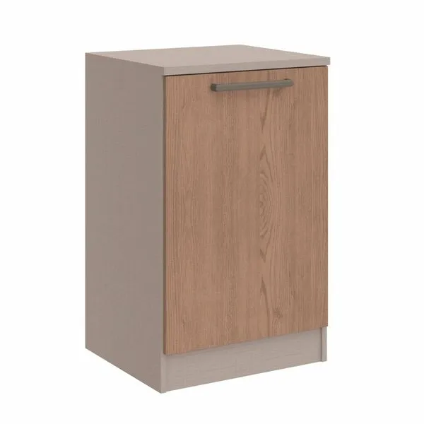 Cômoda Módulo Inferior 1 Porta Requinte 100% MDF Duna Line/Macadâmia