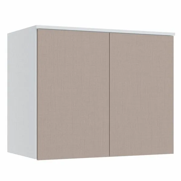 Módulo Aéreo 2 Portas Requinte+ 100% MDF Branco Line/Duna Line