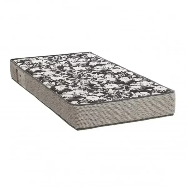 Colchão Solteiro Ortobom Espuma D26 Physical Ultra Resistente 20x88x188cm Preto/Branco