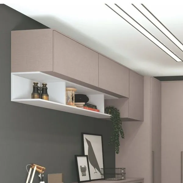 Módulo Aéreo 1 Porta Basculante Requinte+ 100% MDF Duna Line