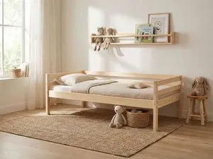 Cama Infantil em Madeira Maciça Prime Casatema Natural
