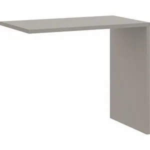 Escrivaninha Mesa Escritório Reta Office Elegance 90cm Níquel Níquel