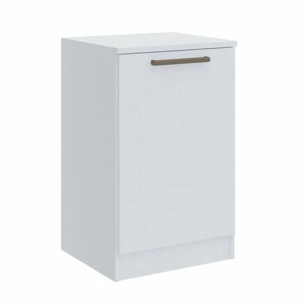 Cômoda Módulo Inferior 1 Porta Requinte 100% MDF Branco Line