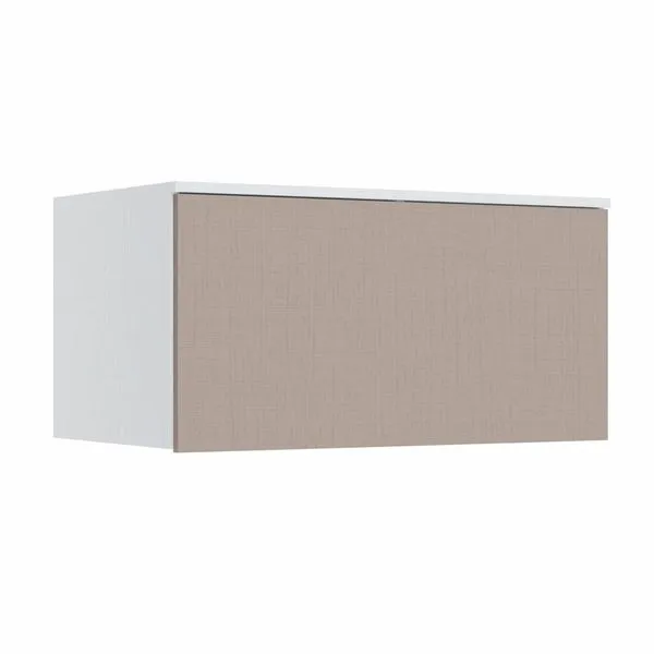 Módulo Aéreo 1 Porta Basculante Requinte+ 100% MDF Branco Line/Duna Line