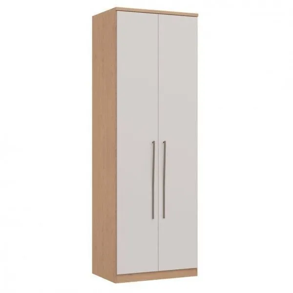 Módulo de Guarda Roupa 2 Portas 2 Gavetas com Cabideiro Elegance Angelin/Blanc