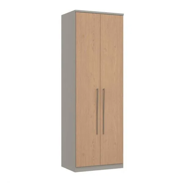 Módulo de Guarda Roupa 2 Portas 2 Gavetas Elegance Níquel/Angelin
