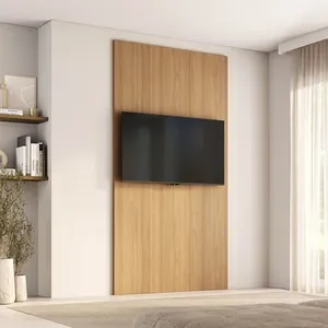 Painel para TV até 48 Polegadas 120cmx230cm Liso Aruá CabeCasa MadeiraOriginals Marrom Jatobá Jatoba