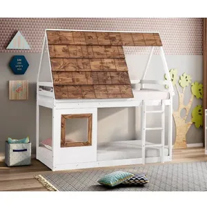 Beliche Montessoriana Cabana Noopy com Telhado Branco/Cera - Casatema