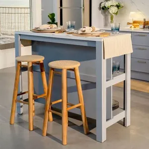 Ilha Gourmet Marselha CabeCasa MadeiraOriginals Azul Sereno/Branco