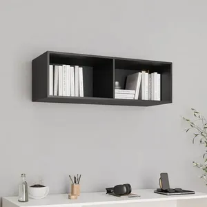 Módulo Nicho Duplo Modulado Hera CabeCasa MadeiraOriginals Preto
