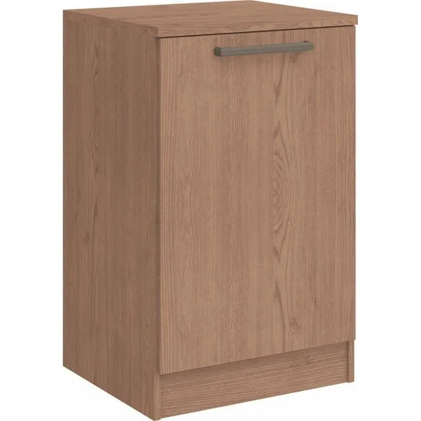 Cômoda Módulo Inferior 1 Porta Requinte 100% MDF Macadâmia