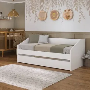 Bicama Infantil/Juvenil 100% MDF 195 Cm Branco