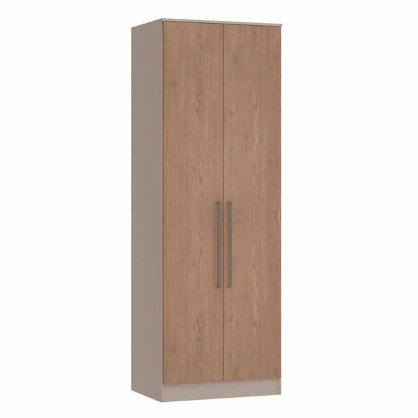 Guarda Roupa Modulado 2 Portas Requinte 100% MDF Duna Line/Macadâmia