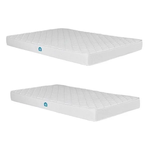 Conjunto Colchões Casal D33 e Solteiro D23 15cm Nuvem Casatema Branco