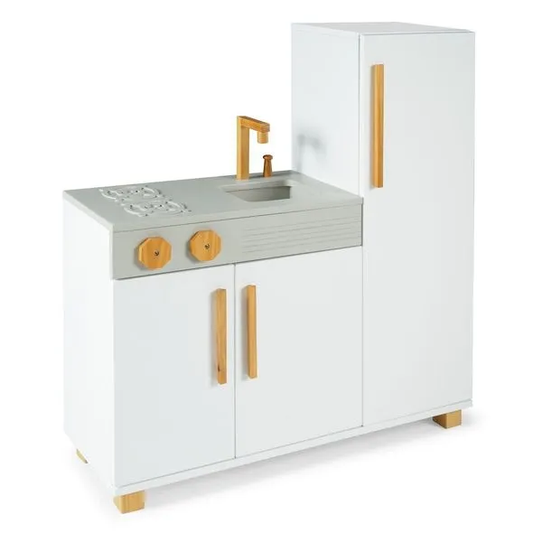 Mini Cozinha 93cm X 84cm X 28cm Garfield Cinza/Branco
