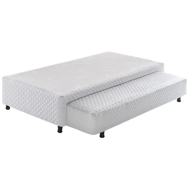 Sommier Auxiliar Mola Bordado 79x198x36cm Branco