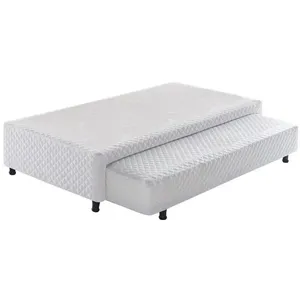 Sommier Auxiliar Mola Bordado 79x198x36cm Branco
