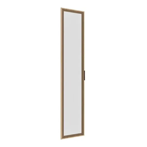 Porta Reflecta para Guarda-roupa Modular 40cm sem Portas Jade CabeCasa MadeiraOriginals Avelã