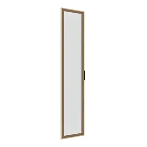 Porta Reflecta para Guarda-roupa Modular 40cm sem Portas Jade CabeCasa MadeiraOriginals Avelã