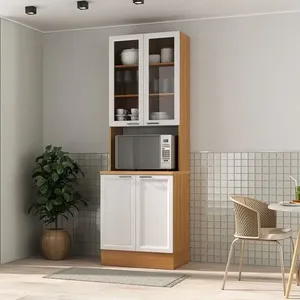 Paneleiro Duplo 70cm Soho CabeCasa MadeiraOriginals Freijó/Branco