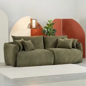 Sofá 2 Lugares 220cm Comfy CabeCasa MadeiraOriginals Verde Verde