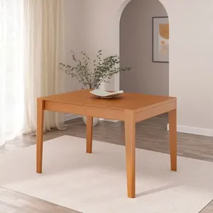 Mesa Extensível Retangular Tarsila CabeCasa MadeiraOriginals Champagne