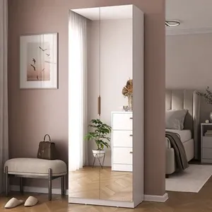 Sapateira Sublime 2 Portas com Espelho 100% Mdf Branco