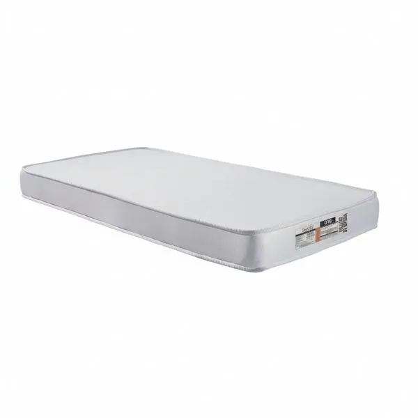 Colchão Infantil Juvenil D18 Liso 70cm X 10cm Branco
