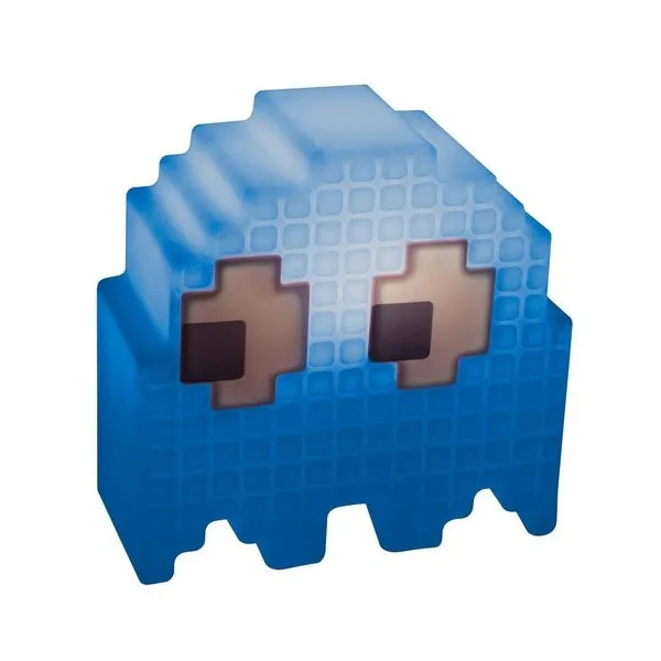 Luminária Abajur De Mesa Fantasminha Pacman Usare Azul