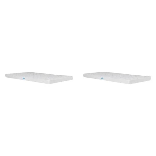 Conjunto com 2 Colchões 1 Solteiro e 1 Auxiliar Nuvem Casatema Branco