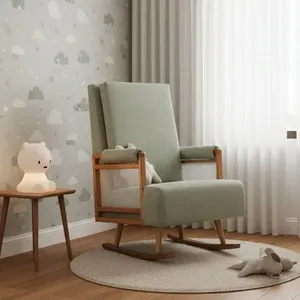 Poltrona de Amamentação Balanço Mila Verde Verde