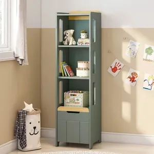 Estante 3 Nichos com Porta Petit Casatema Verde/Mel