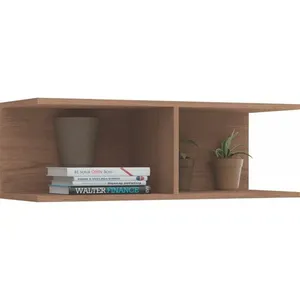 Nicho para Quarto MDF Requinte+ Marrom Macadâmia Macadâmia