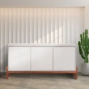 Buffet 3 Portas 2 Gavetas TIê CabeCasa MadeiraOriginals Off White