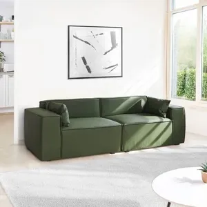 Sofá 2 Lugares 260cm Baobá CabeCasa MadeiraOriginals Musgo