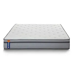 Colchão Casal Molas Ensacadas 138CMX31CMX188CM Luna CabeCasa MadeiraOriginals Cinza Branco Cinza/Branco