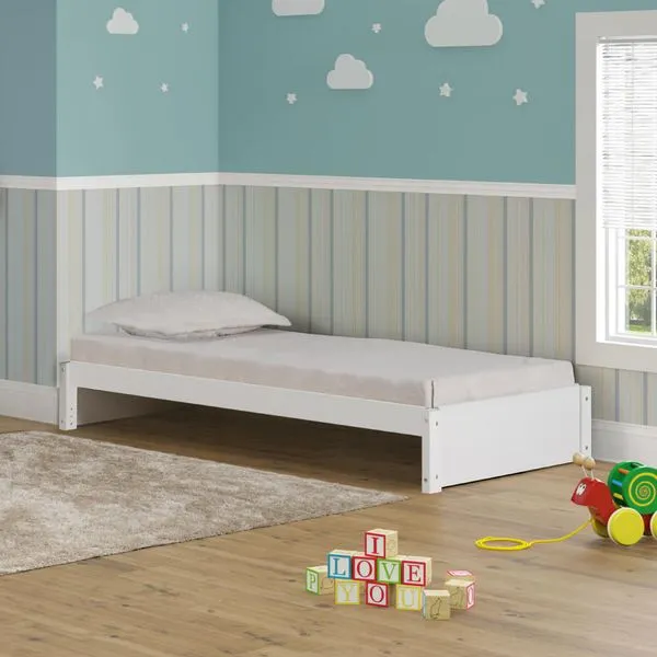 Cama Juvenil Reversível Galante Branco - Casatema