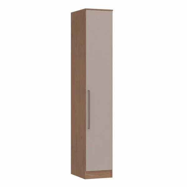 Guarda Roupa Modulado 1 Porta Requinte + 100% MDF Macadâmia/Duna Line