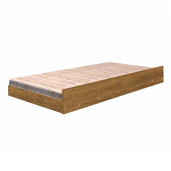 Cama Auxiliar 100% MDF Solteiro 23cmx188cmx88cm Ypê