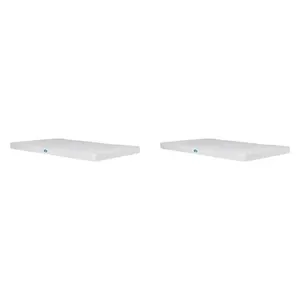 Conjunto com 2 Colchões Solteiro D23 188x88x15 Nuvem Casatema Branco