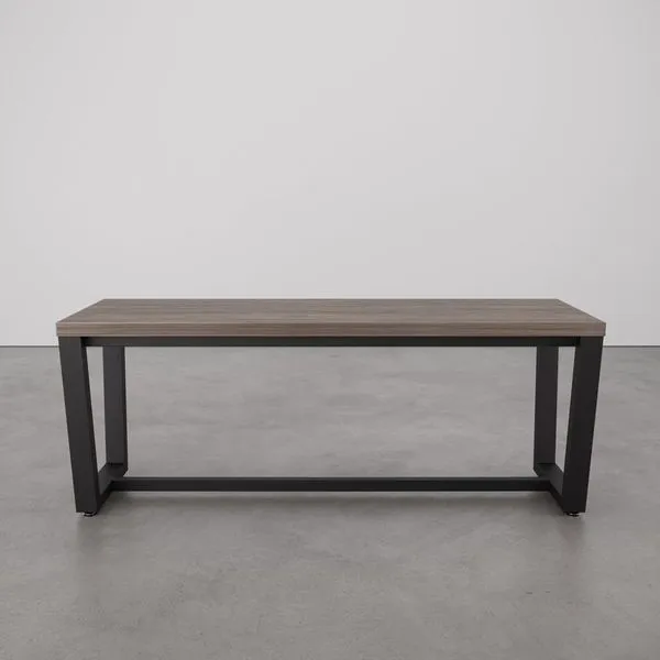 Banco 2 Lugares 120cm Estilo Industrial Concept CabeCasa MadeiraOriginals Ameixa Negra/Preto