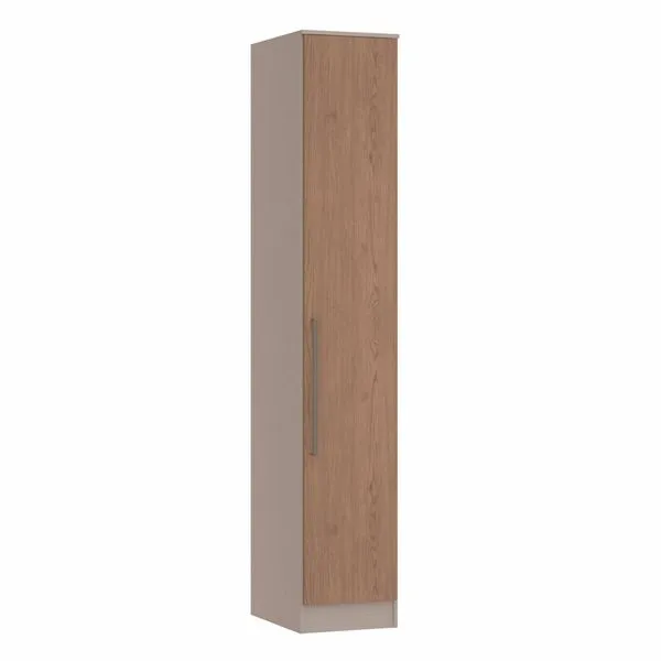 Guarda Roupa Modulado 1 Porta Requinte + 100% MDF Duna Line/Macadâmia