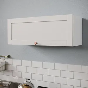 Armário Aéreo Porta Basculante 90cm Arizona CabeCasa MadeiraOriginals Branco
